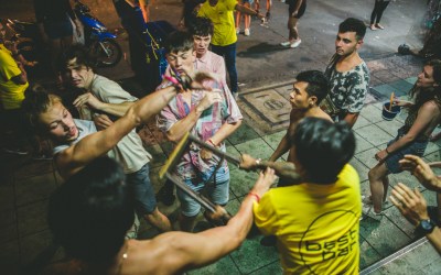 Fights and Football on Khao San Road