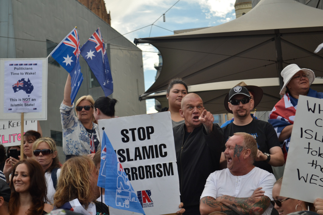 Melbourne Protest Racist Police Facist Counter Protest 2015