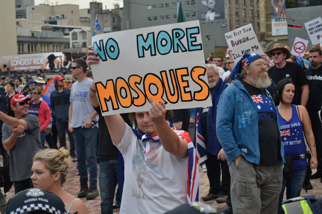 Melbourne Protest Racist Police Facist Counter Protest 2015