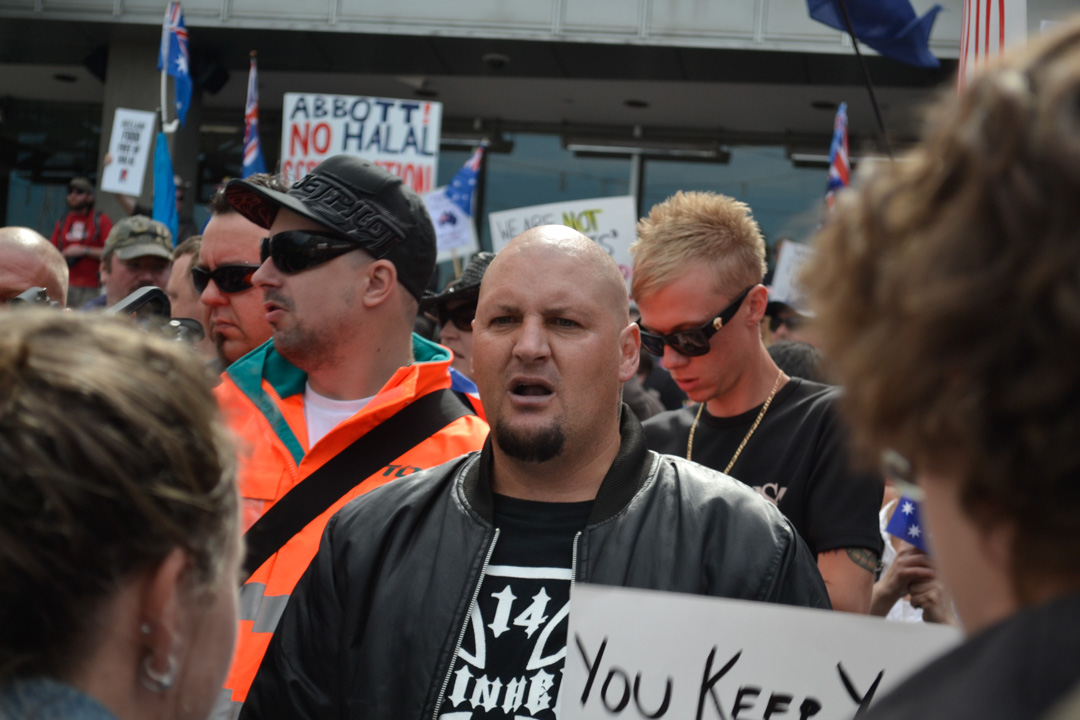 Melbourne Protest Racist Police Facist Counter Protest 2015