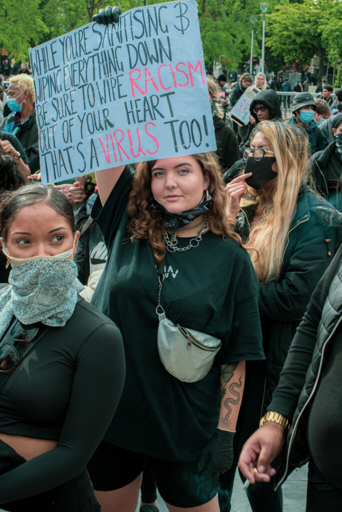 Black Lives Matter Protest in Manchester