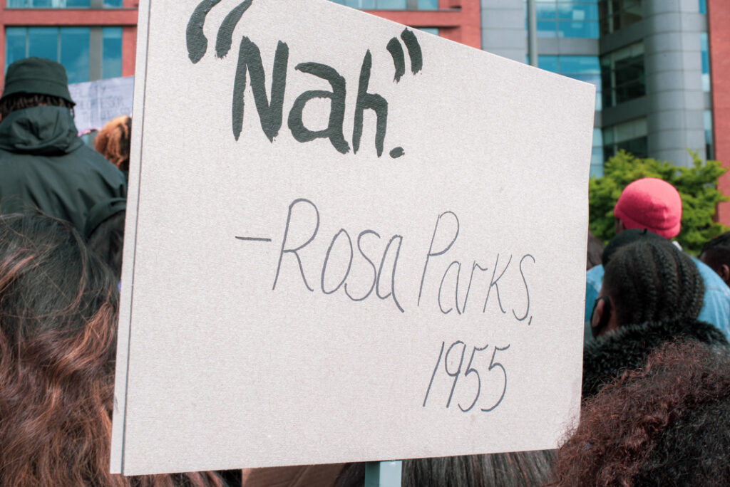 Black Lives Matter Protest in Manchester