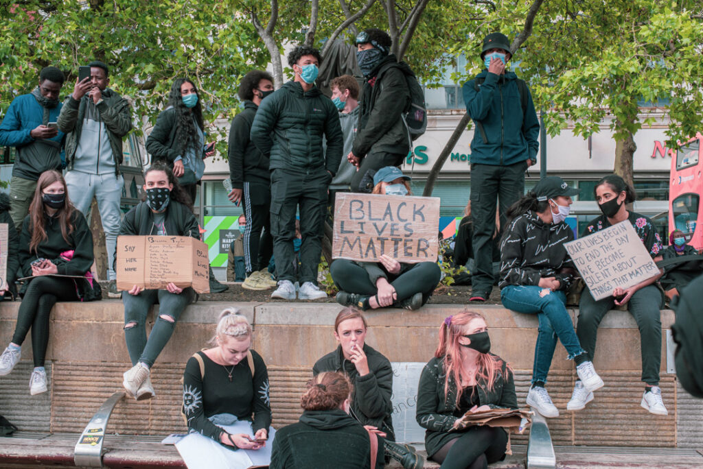 Black Lives Matter Protest in Manchester