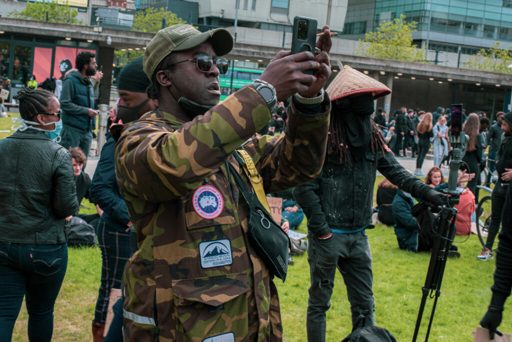 Black Lives Matter Protest in Manchester