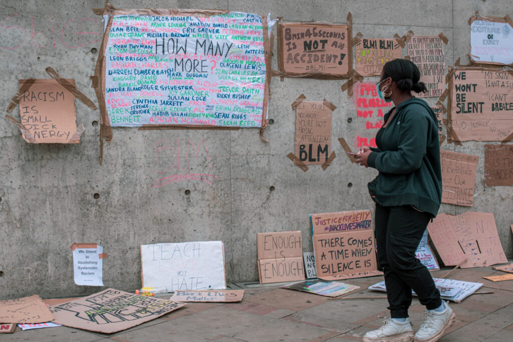 Black Lives Matter Protest in Manchester