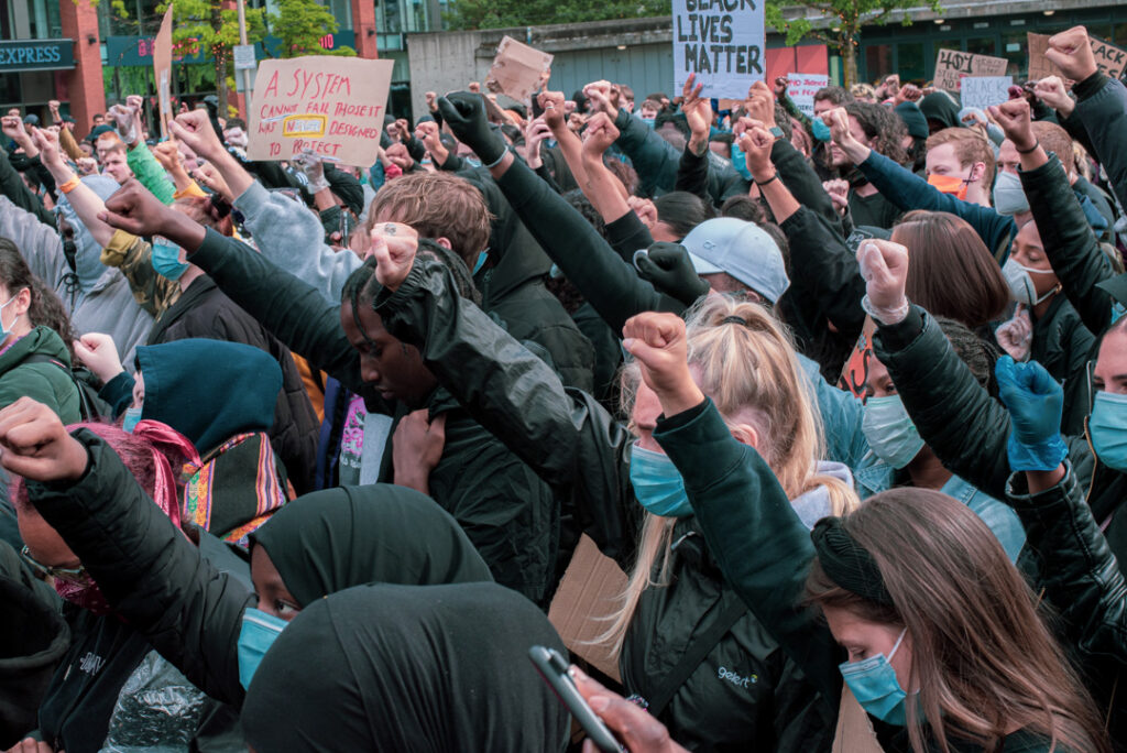 Black Lives Matter Protest in Manchester